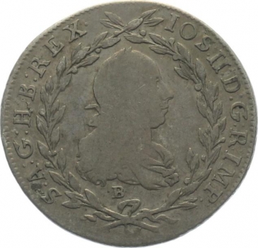 Österreich 20 Kreuzer 1781 B - Josef II.